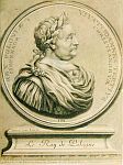 Simon Thomassin, Popiersie króla Jana III Sobieskiego w stroju rzymskiego imperatora, Francja, 1696 rok, miedzioryt