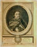 Pieter Stevens van Gunst, Popiersie Jana III Sobieskiego, Holandia, koniec XVII wieku, miedzioryt
